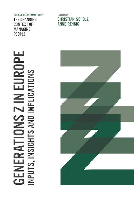 Book cover image for Generations Z in Europe ISBN: 9781789734928